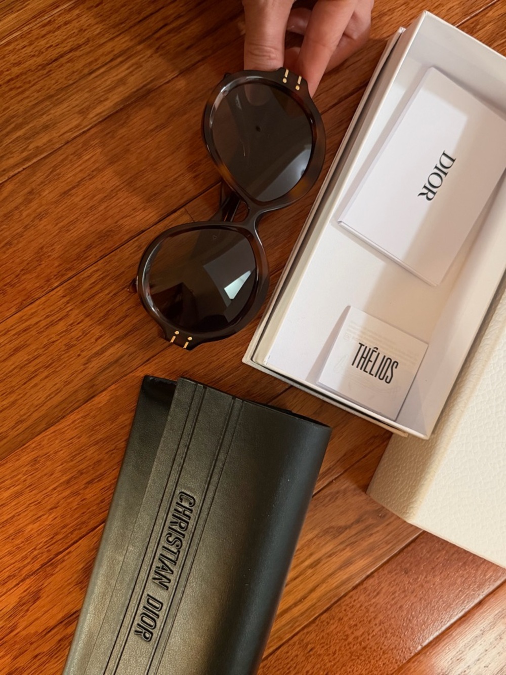 Dior Men’s Round Tortoiseshell Sunglasses - Brown Frames, Dark Lenses - Picture 2 of 8